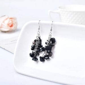 Black Obsidian Earrings
