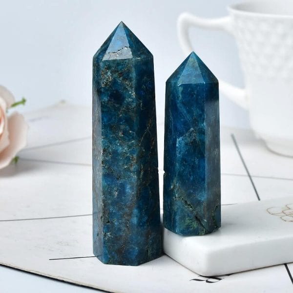 Dark Blue Apatite Stone